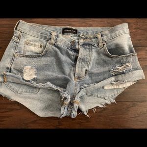 Jean shorts